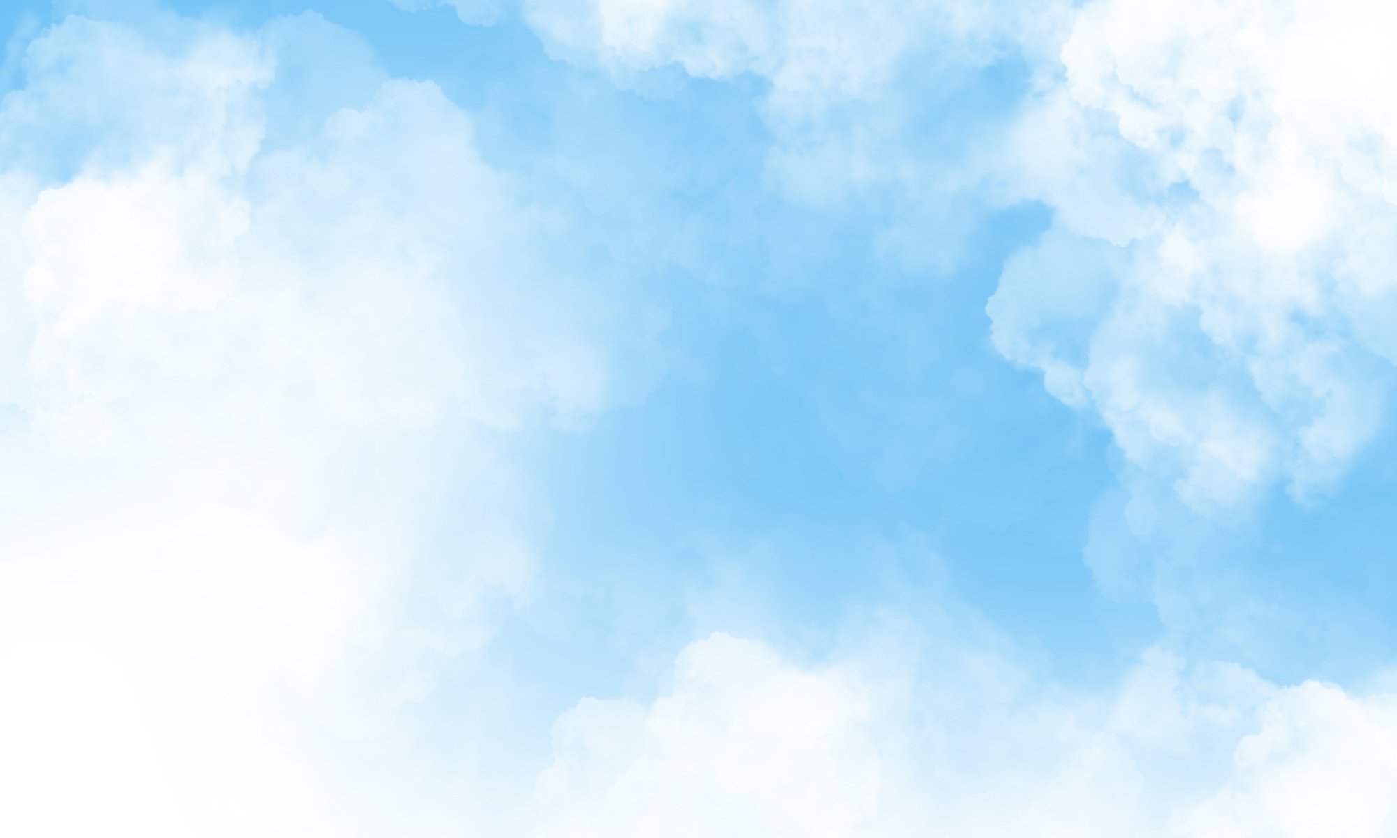 Blue Sky With Clouds Background